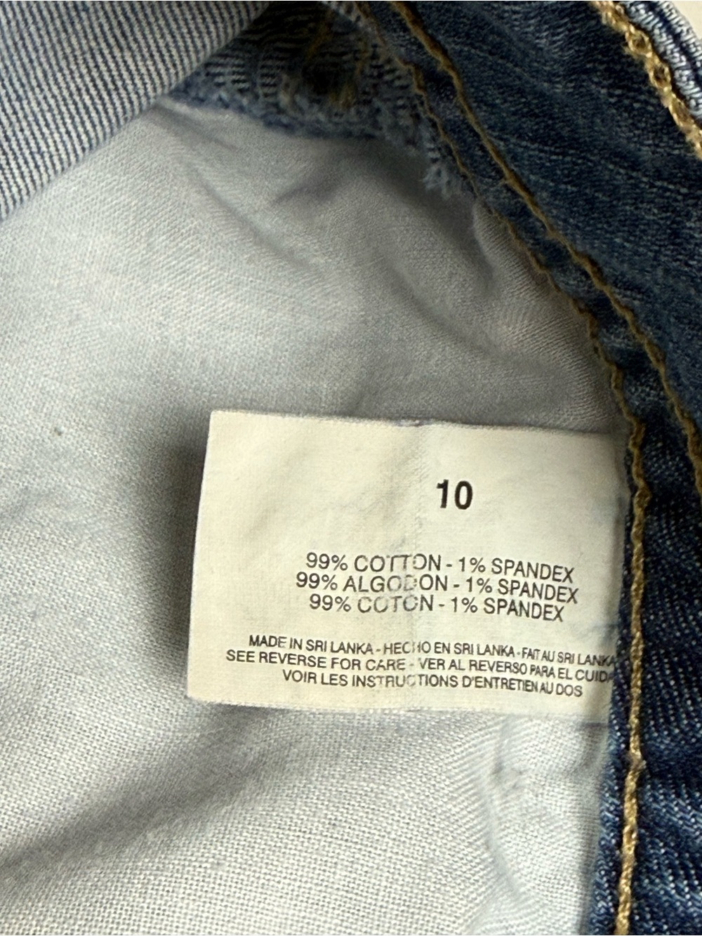 Vintage '90s Denim High-Waisted Skirt with Godets Gloria Vanderbilt Size 10 - Picture 11 of 13